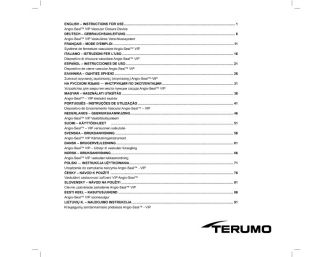 ANGIO-SEAL® Vasküler Kapatma Cihazları Kullanım Talimatları